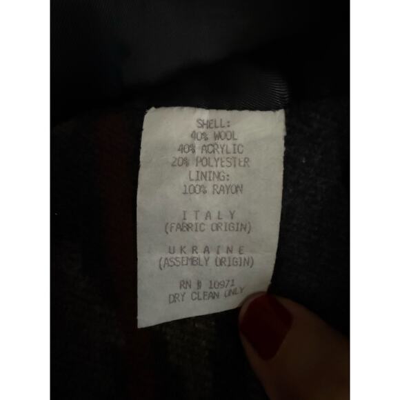 Vintage Braetan Southwest Wool Blend Blazer Jacket Men’s Medium Women’s Large - Picture 7 of 9